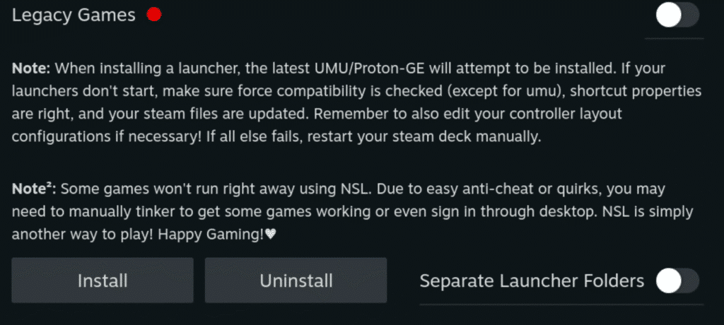 Instalar tiendas de juegos externas